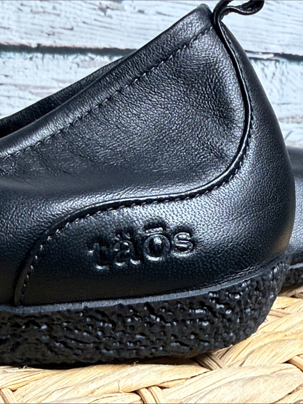 Taos Chit Chat Black Leather Slip-On Ballet Flats - Picture 9 of 9